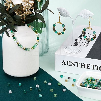 300Pcs 6 Colors Electroplate Glass Beads EGLA-SC0001-36A-1