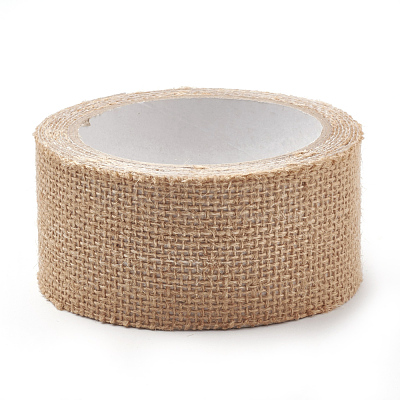 Self Adhesive Burlap Ribbon OCOR-T010-06-4.8cm-1