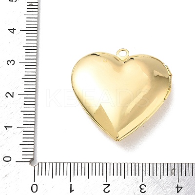 Valentine's Day Brass Locket Pendants KK-L268-022G-02-1