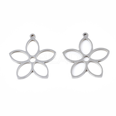 Non-Tarnish 201 Stainless Steel Pendants STAS-N098-049P-1