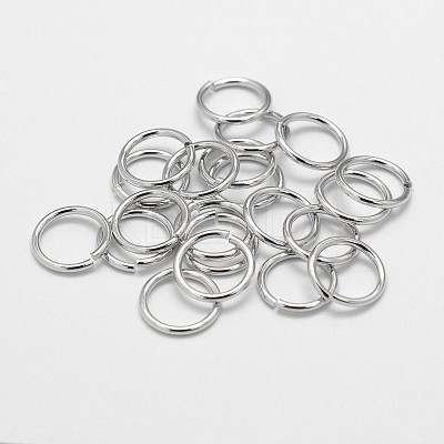 Brass Open Jump Rings LS-X-KK-M165-6mm-01P-NR-1