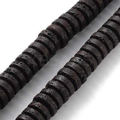 Natural Lava Rock Beads Strands G-H303-C11-1