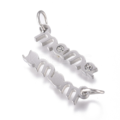 316 Surgical Stainless Steel Pendants STAS-L242-05-1
