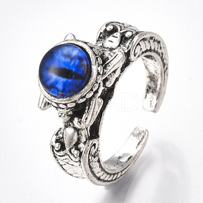 Alloy Cuff Finger Rings RJEW-T006-35A-1