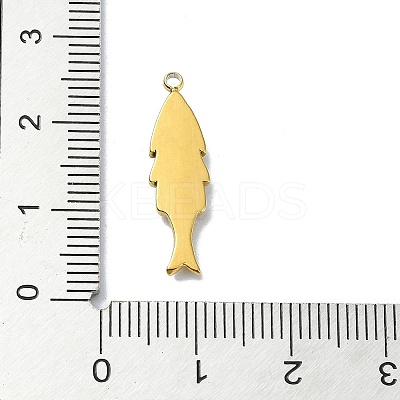 Ion Plating(IP) 304 Stainless Steel Pendants STAS-B058-17G-04-1