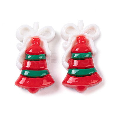 Christmas Decorations Theme Opaque Resin Decoden Cabochons RESI-Z026-01G-1