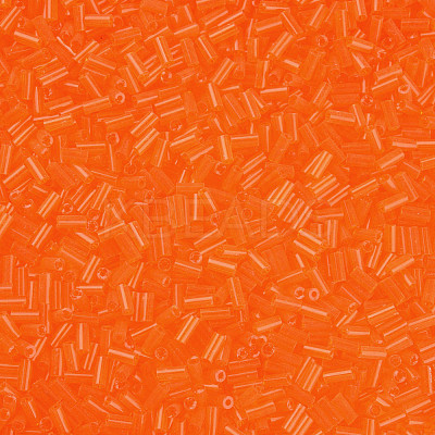 Transparent Glass Bugle Beads SEED-N005-001-C11-1