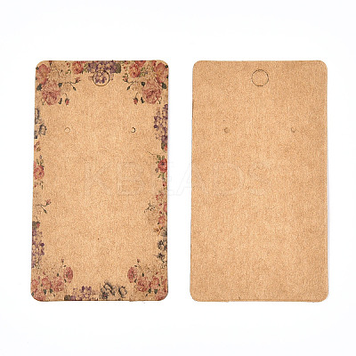 Cardboard Earring Display Cards CDIS-F003-11B-1