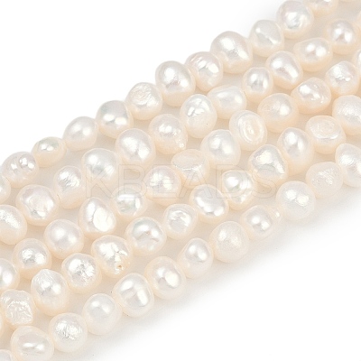 Natural Cultured Freshwater Pearl Beads Strands PEAR-P064-20A-04A-01-1