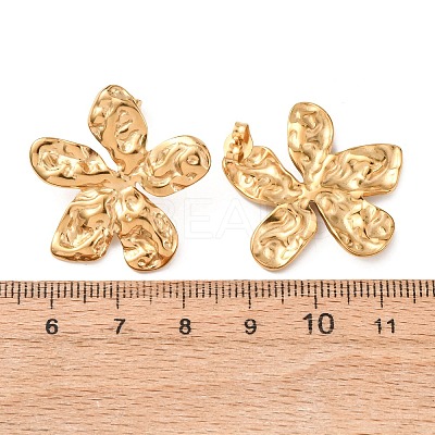 Valentine's Day 304 Stainless Steel Stud Earrings LS-EJEW-C184-01A-G-1