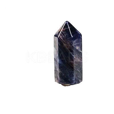 Pointed Tower Natural Sodalite Healing Stone Wands LS-PW-WG87518-09-1