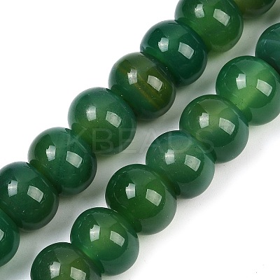 Dyed Natural Agate Beads Strands G-U030-A01-03-1