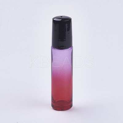 10ml Glass Gradient Color Essential Oil Empty Roller Ball Bottles MRMJ-WH0011-B04-10ml-1