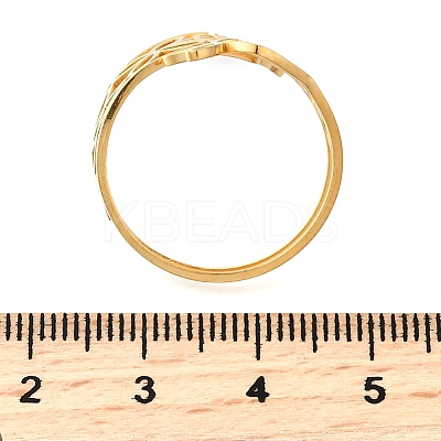 304 Stainless Steel Cuff Rings LS-RJEW-S628-09G-1