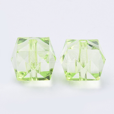 Transparent Acrylic Beads X-TACR-Q259-8mm-V32-1