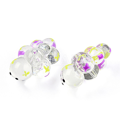 Transparent Acrylic Beads ACRC-T012-01-B02-1