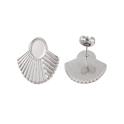 Non-Tarnish 304 Stainless Steel Earrings STAS-S125-08P-1