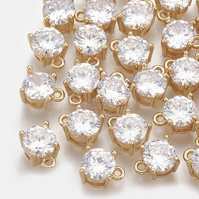 Cubic Zirconia Charms KK-S348-057-1