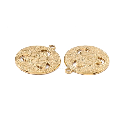 Ion Plating(IP) 304 Stainless Steel Pendants STAS-B031-27G-1