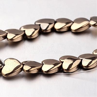 Electroplate Non-magnetic Synthetic Hematite Bead Strands G-F300-22B-06-1