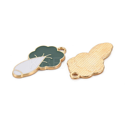 Alloy Enamel Pendants ENAM-T016-16-RS-1