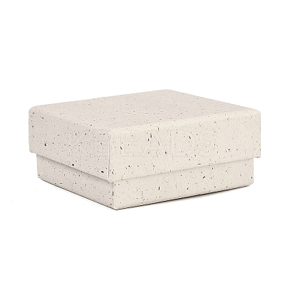 Square Paper Jewelry Storage Boxes with Sponge Inside LS-CON-I013-01C-1