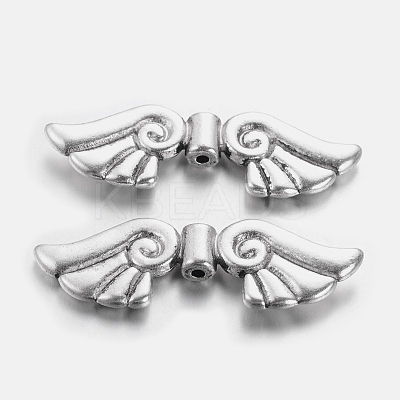 Tibetan Style Alloy Beads TIBEB-4993-AS-RS-1