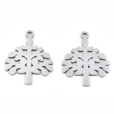 Non-Tarnish 201 Stainless Steel Pendants STAS-S081-022-1