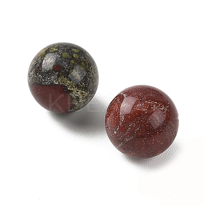 Natural Dragon Blood Sphere Beads GG-D003-A19-1