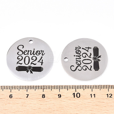 Non-Tarnish 201 Stainless Steel Pendants STAS-T064-38P-26-1