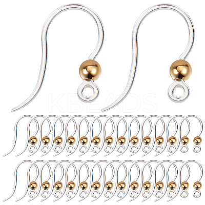 Wholesale SUNNYCLUE 80Pcs Eco-Friendly Plastic Earring Hooks