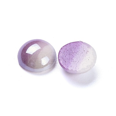 Opaque Glass Cabochons GGLA-S038-12C-8mm-1