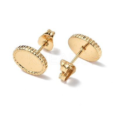 Ion Plating(IP) 304 Stainless Steel Stud Earring Findings STAS-F286-10G-1