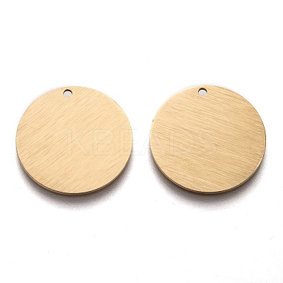 Ion Plating(IP) 304 Stainless Steel Pendants X-STAS-0133-06E-G-1