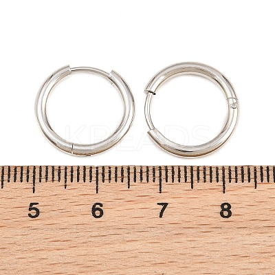 Brass Huggie Hoop Earrings Earrings KK-CBA8A92-03P-1