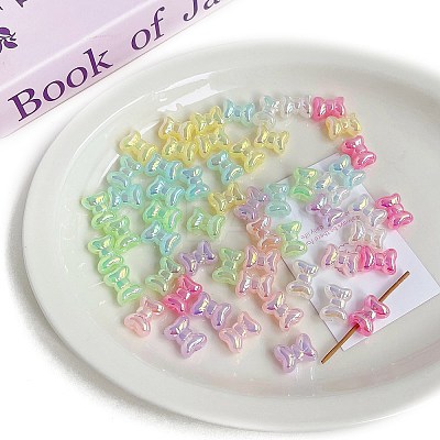 Opaque Acrylic European Beads OACR-F010-30-1
