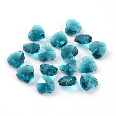Romantic Valentines Ideas Glass Charms G030V14mm-14-1