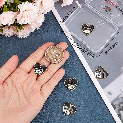 Brass Micro Pave Cubic Zirconia Pendants KK-BBC0005-07-1