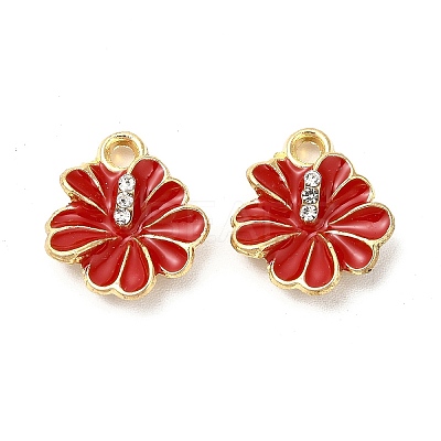 Alloy Enamel Charms ENAM-F144-01-1