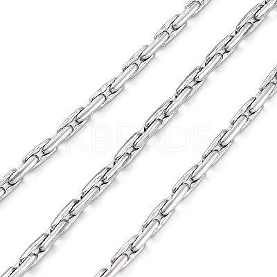 304 Stainless Steel Boston Link Chains STAS-P386-05B-P-1