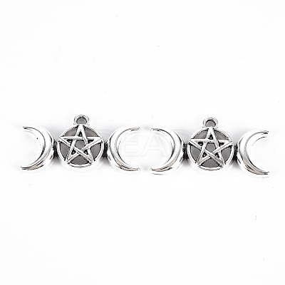 Tibetan Style Alloy Pendants LS-TIBE-S323-117AS-RS-1