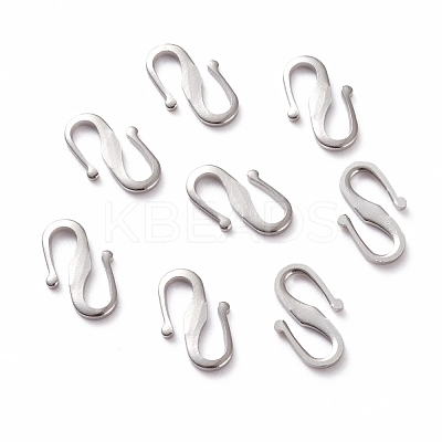 Brass S Hook Clasps KK-L205-04P-1