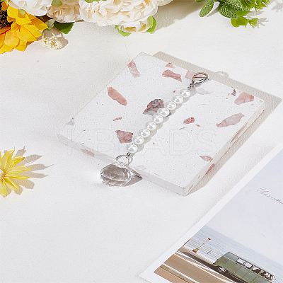 Round Glass Cup Charms HJEW-LP00041-1