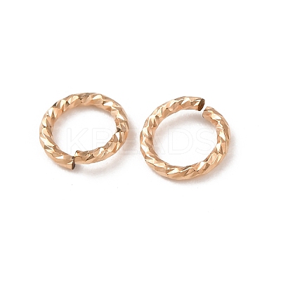 1/20 14K Gold Filled Open Jump Rings KK-Z159-01G-04-1