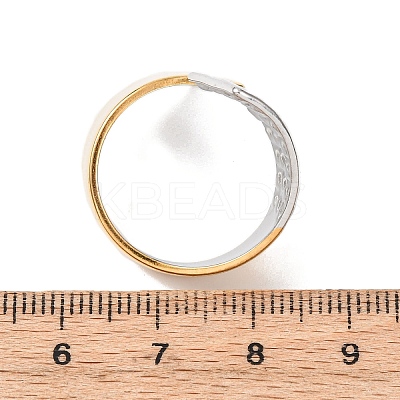 304 Stainless Steel Cuff Open Rings RJEW-P181-01A-1