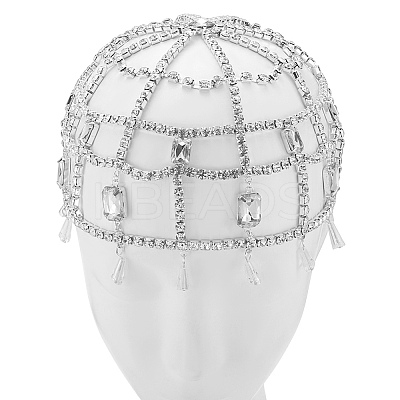 Alloy Rhinestone Headbands for Women AJEW-WH20020-241P-1
