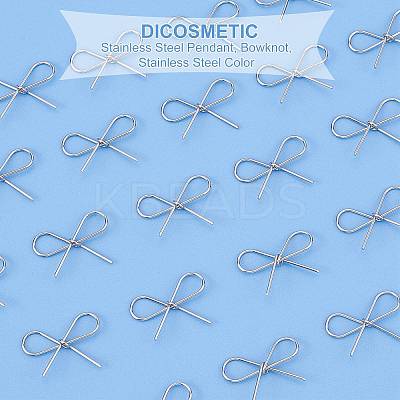 30Pcs 316 Stainless Steel Pendant STAS-DC0007-83-1
