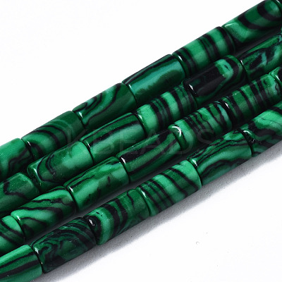 Synthetic Malachite Beads Strands X-G-S366-075-1