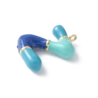 Brass Enamel Pendants KK-E093-03G-Z-01-1