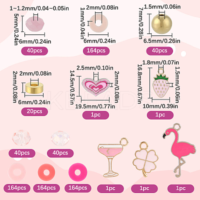 DIY Beads & Pendants Jewelry Making Finding Kit DIY-SC0025-33-1